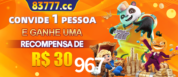 Banner institucional da 967 sobre parceria de marcas e criação de uma marca de excelência, apresentando os mascotes de jogos populares como o Fortune Tiger.