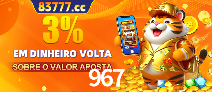 Promoção para baixar e instalar o aplicativo do cassino 967. O banner oferece uma recompensa de R1aR1aR8, com a imagem de uma cobra sobre moedas de ouro.